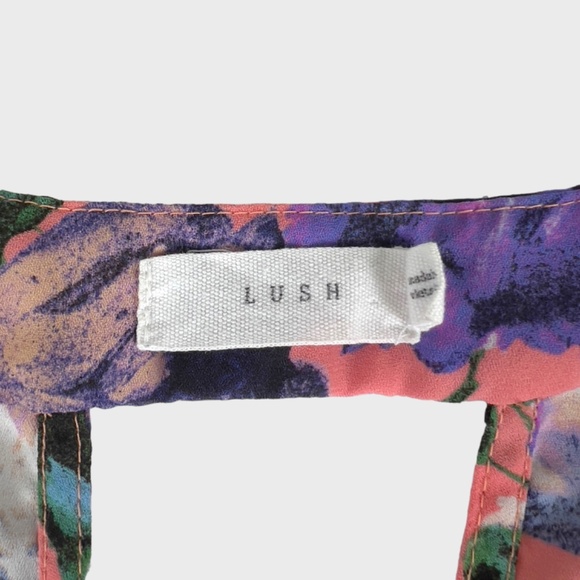 Lush Floral Print Midi Dress - Picture 8 of 9